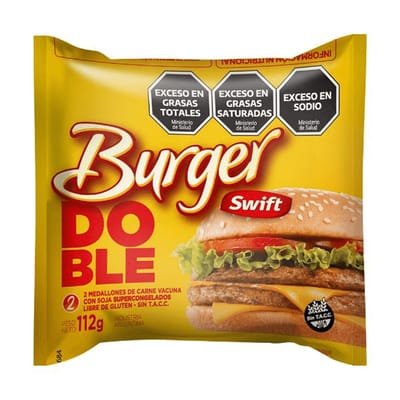 MEDALLON SWIFT BURGUER X 69GRS X 2 UNIDADES